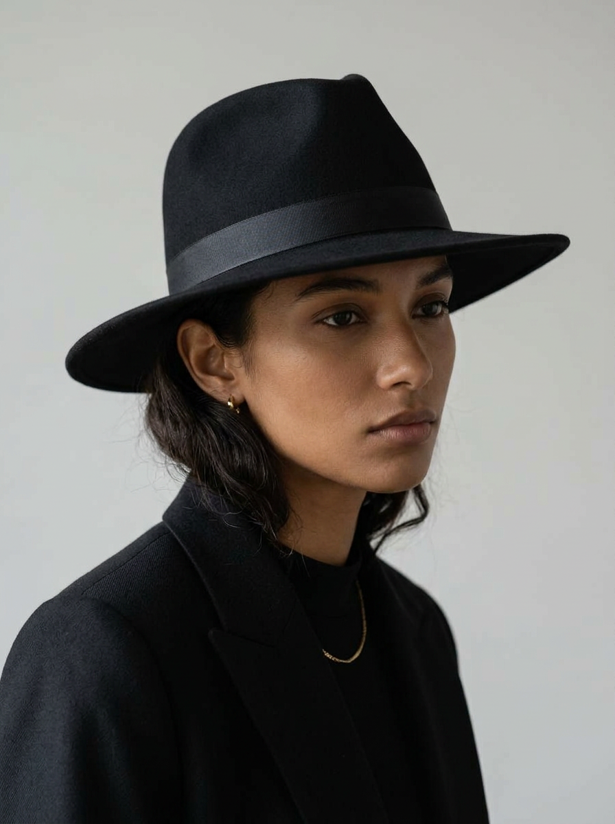 Wide-Brim Fedora