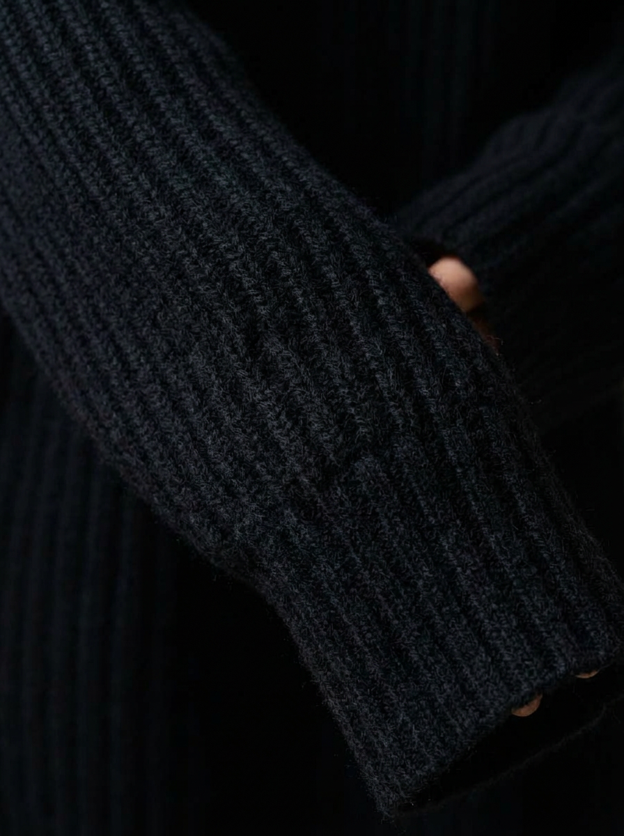 Rib Cashmere Knit