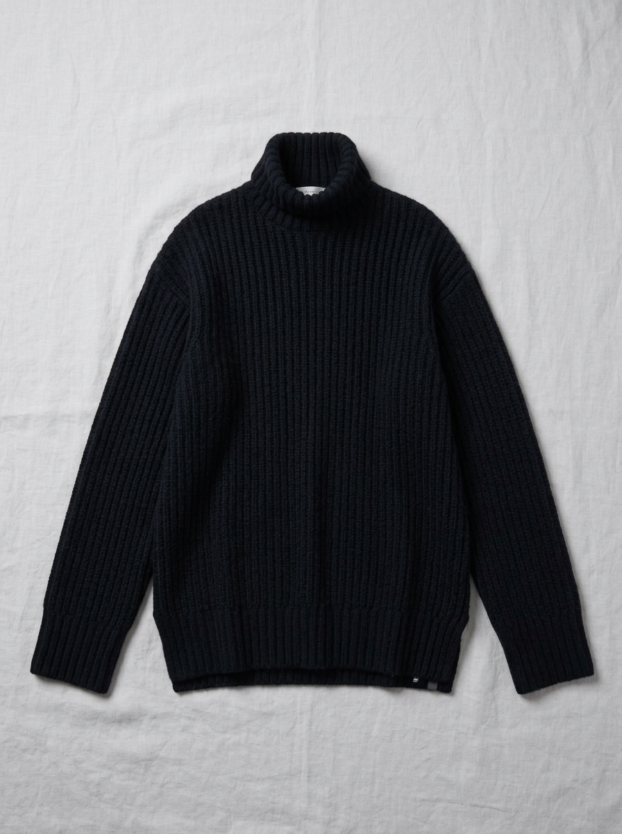 Rib Cashmere Knit